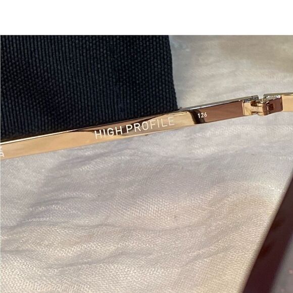 Quay Australia High Profile Aviator Espresso Frames/Brown Lenses New in case $85 - Picture 10 of 10